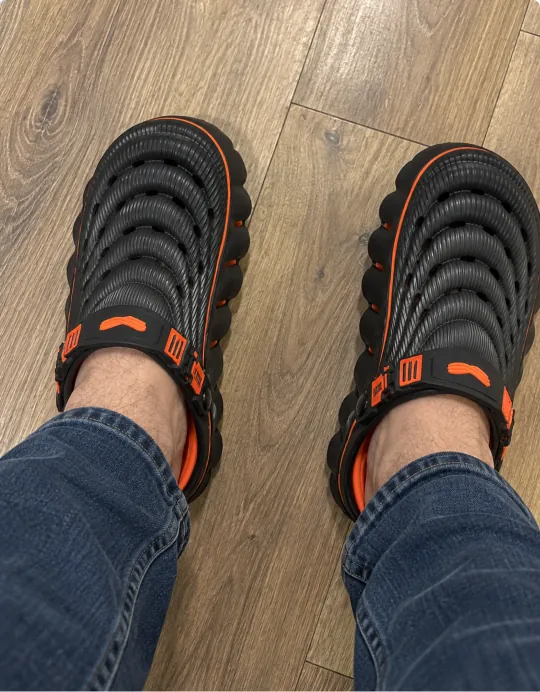 Photo from Tyler: Restore Clogs in Black Ember