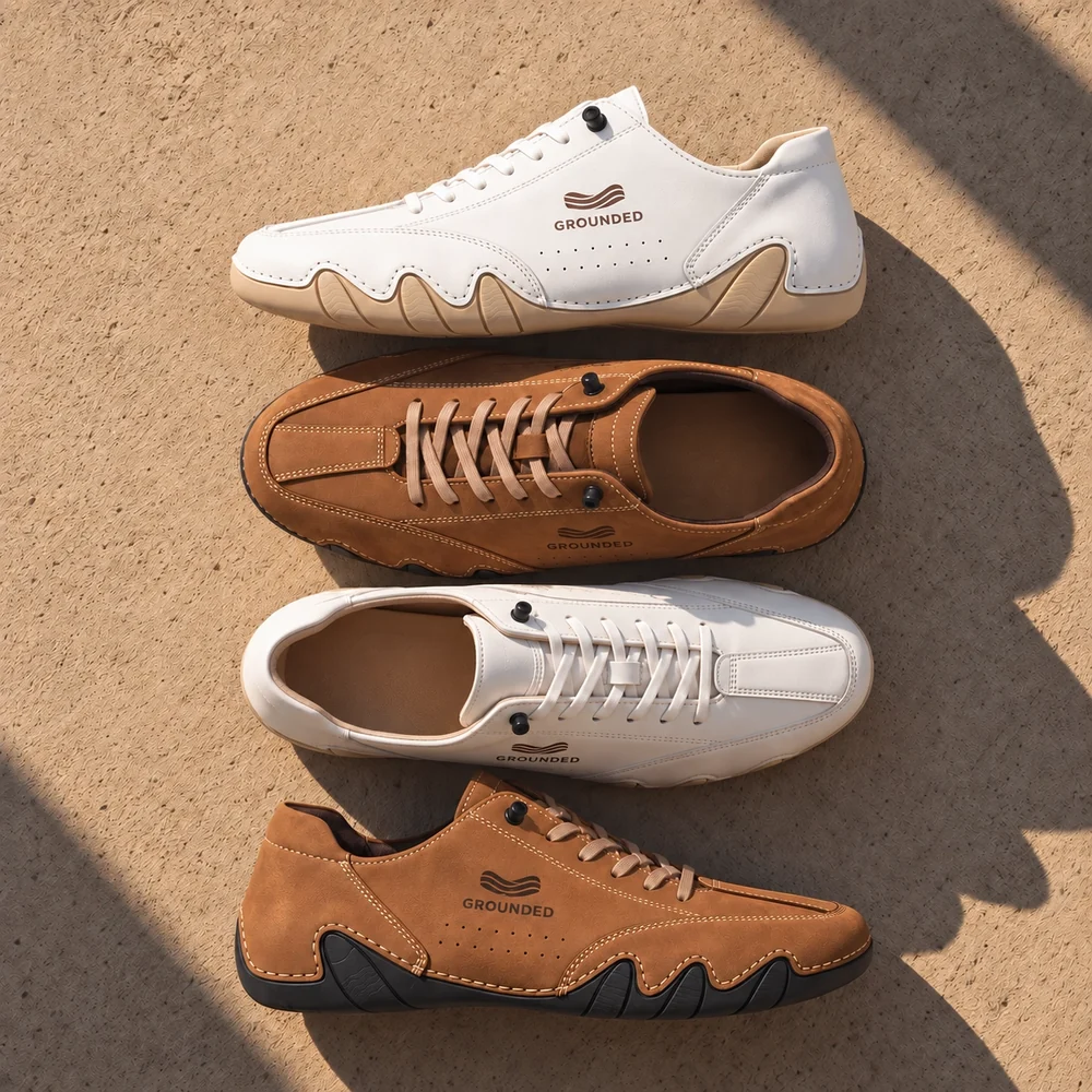 Evolve in Brown Mocha and White Frost