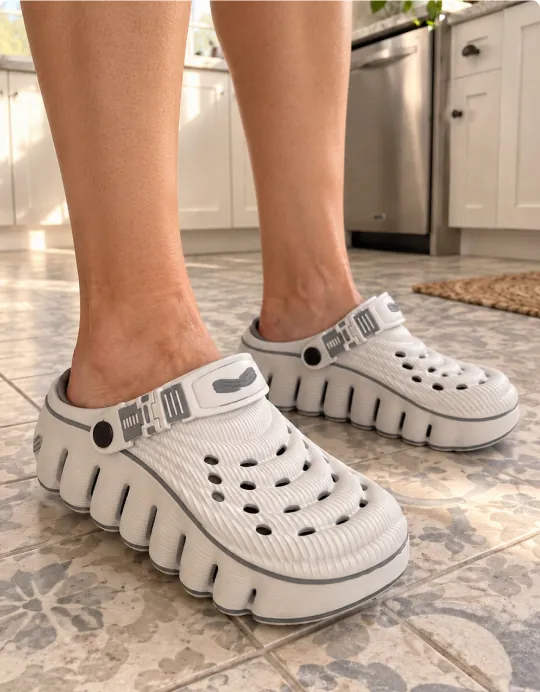 Photo from Rebecca L.: Restore Clogs in White Cloud