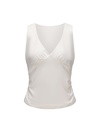 V-Neck Ruched Top