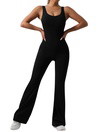 Flared Sports Jumpsuit