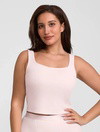 Square Neck Ribbed Tank