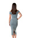 Off-Shoulder Shapewear Split Dress