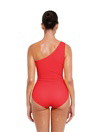 Cut-Out One-Shoulder Shapewear Swimsuit