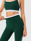 High Waisted Seamless Leggings & Double Layer Sports Bra