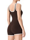 Outlined Ribbed Bodysuit