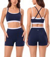 High Waisted Seamless Leggings & Double Layer Sports Bra