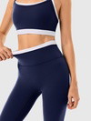 High Waisted Seamless Leggings & Double Layer Sports Bra