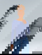 Boat Neck Long Sleeve Top