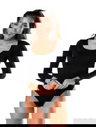 Long Sleeve Thong Bodysuit