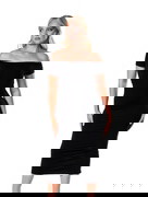 Off-Shoulder Shapewear Split Dress