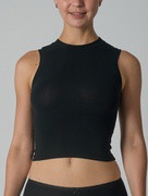 Cotton High Neck Top