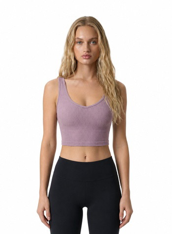 Ribbed Sculpt Crop