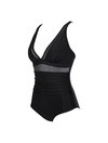 The Sculpting V-Neck Mesh Suit
