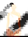 Cut-Out One-Shoulder Shapewear Swimsuit