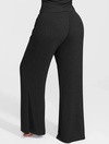 Wide Leg Ribbed Lounge Pants