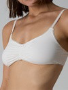 The Smooth Picot Ruched Bralette