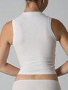 Cotton High Neck Top