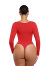 Long Sleeve Ruched Bodysuit