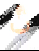 Seamless Ribbed Zip-Front Short Sleeve Crop Top