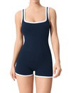 Outlined Ribbed Bodysuit