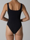 The Smooth Lace Henley Bodysuit
