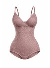 Sheer Laced V-neck Bodysuit