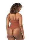 V-Neck Half Laced Bodysuit