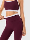 High Waisted Seamless Leggings & Double Layer Sports Bra