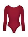 Long Sleeve Ruched Bodysuit
