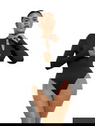 The Deep V Zip Bodysuit