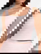 Square Neck Ribbed Tank