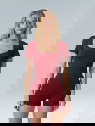 Square Neck Short Sleeve Jumpsuit