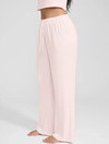 Wide Leg Ribbed Lounge Pants