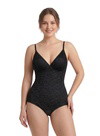 Sheer Laced V-neck Bodysuit