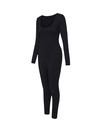 Ribbed Square Neck Jumpsuit