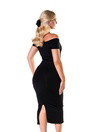 Off-Shoulder Shapewear Split Dress