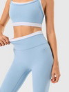 High Waisted Seamless Leggings & Double Layer Sports Bra