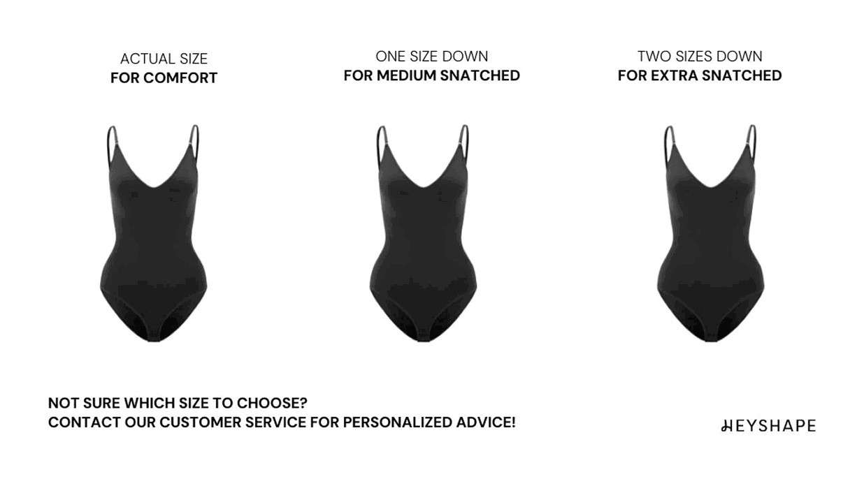 Visual sizing guidance