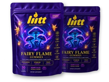 Fairy Flame Mushroom Gummies - 2 Pouches