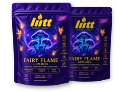 Fairy Flame Mushroom Gummies - 2 Pouches
