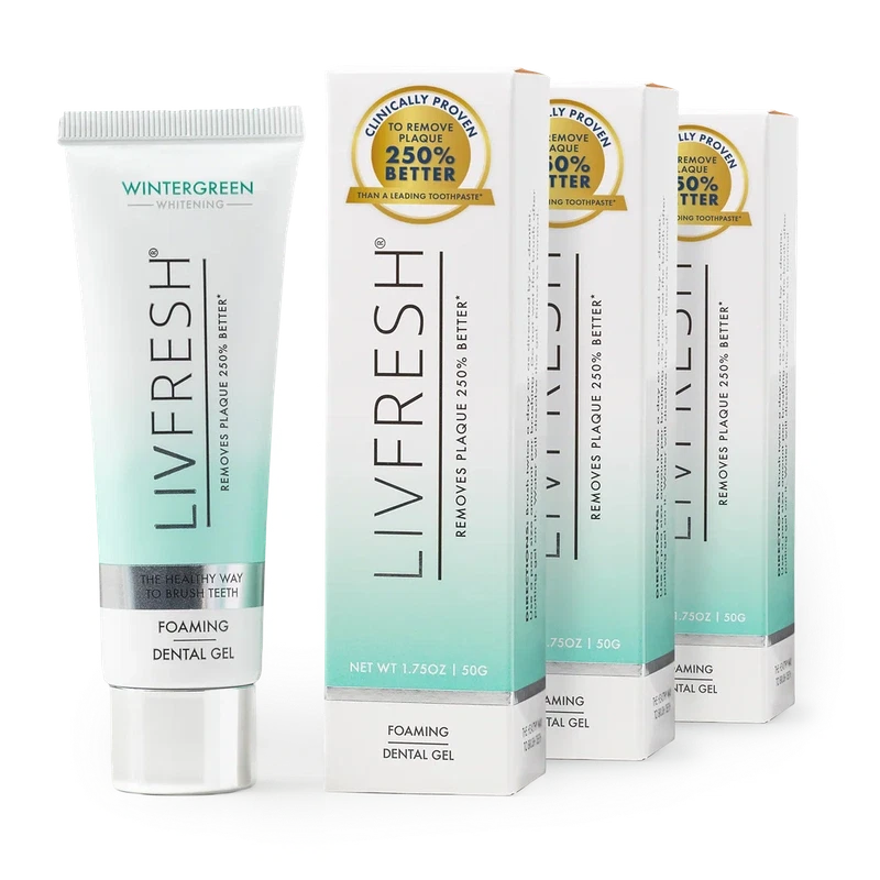 LIVFRESH Wintergreen Gel Toothpaste