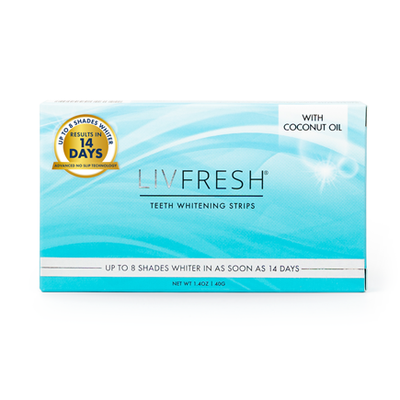FREE LIVFRESH Coconut Whitening Strips