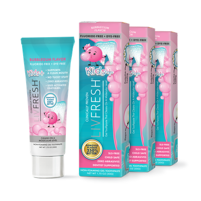 LIVFRESH Kids+ Bubble Gum - 3 Pack (Subscription)