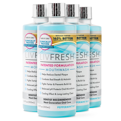 LIVFRESH Mouthwash - Buy 2 Get 2 Free