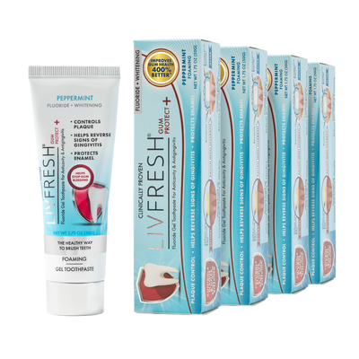 LIVFRESH Gum Protect+ - 4 Pack