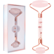 Deluxe Rose Quartz Facial Roller