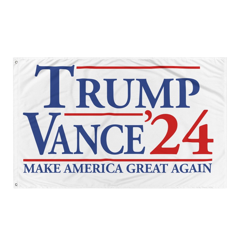 Trump Vance 24 House Flag