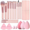 Professionelles Make-up-Pinsel- & Schwamm-Set