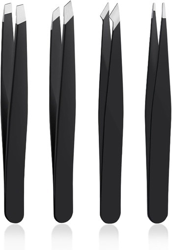 Edelstahl Pinzetten-Set